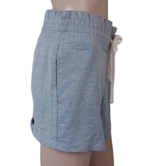 No Boundaries Paper Bag Waist French Terry Knit Short - Picture 4 of 6